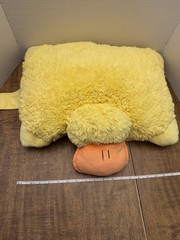 Vintage 2010 Pillow Pets Ducky Duck Yellow Plush Stuffed Animal Toy Large Rare
