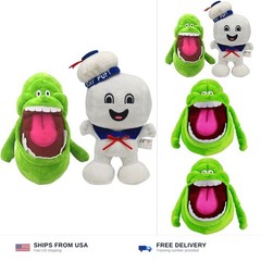 Stay Puft Marshmallow Man Plush Toys, Slimer Cute Ghost Stuffed Doll Toys for…