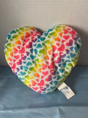 BABW Reversible Heart Surprise Tye Dyed Teddy Bear Plush