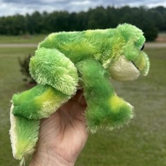 Webkinz Ganz Tie Dye Frog with Sealed Tag & Code Plush Stuffed Animal HM162