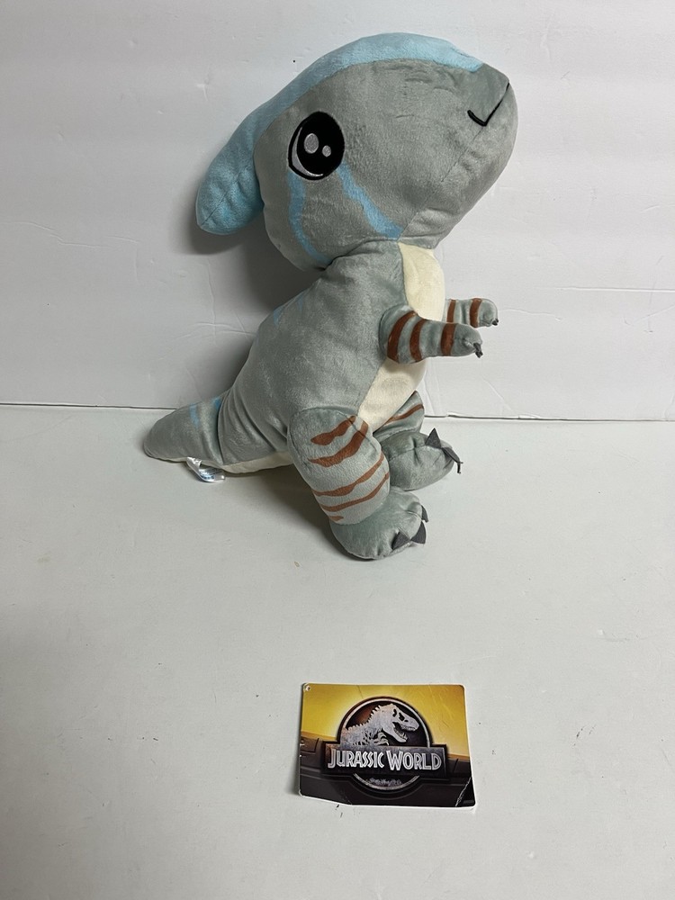 Jurassic World SEGA 12″ Plush Dinosaur Blue Velociraptor Dino Park