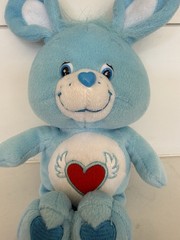 Care Bear Cousins Swift Heart Rabbit Bean bag Plush 10” stuffed 2004 TCFC Inc