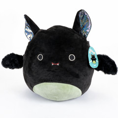 Squishmallows Bart Bat 12″ Soft Plush NWT Fuzzy Wings & Colorful Ears Pillow New