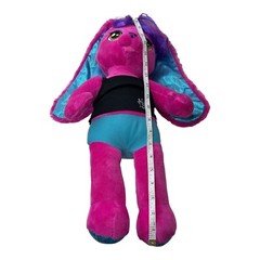 Build A Bear Honey Girl HG Risa Pink Rock Star Bunny Rabbit 20″ Plush BAB