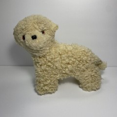 Wool New Zealand Lamb Maxwell Hay Lambskin Plush Toy Plush Sheep Vintage