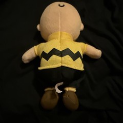 Ty Beanie Babies Peanuts Charlie Brown Plush Yellow Black Outfit Cute Soft 6″