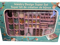 SquishMallows Jewelry Design Super Set Wooden Storage Box Bracelets,Necklace-NEW