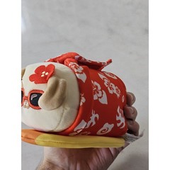 Rare Anirollz Puppiroll Dog Surfer Stuffed Animal 6″ Long Plush Toy Puppy NWT