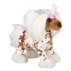 Adventure Planet Plush Heirloom Collection -STANDING CHINESE CRESTED DOG (12 in)