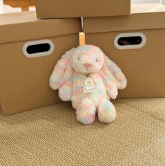 Jellycat Luxe Bunny Lazulia Plush toy rainbow rabbit With Dust Bag