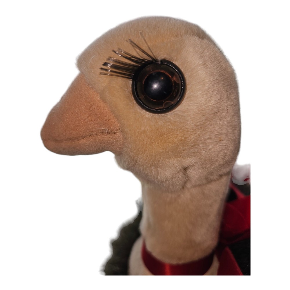 Vintage 2009 Dakin Ostrich Plush Stuffed Animal Clean 15″ Long Eyelashes