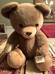 24″ high gorgeous Teddy Bear made exclusively for Marshall Field & Co
