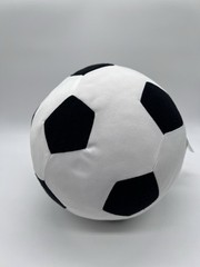 IKEA Soccer Sparka Black White Plush Soft Toy Ball 7”