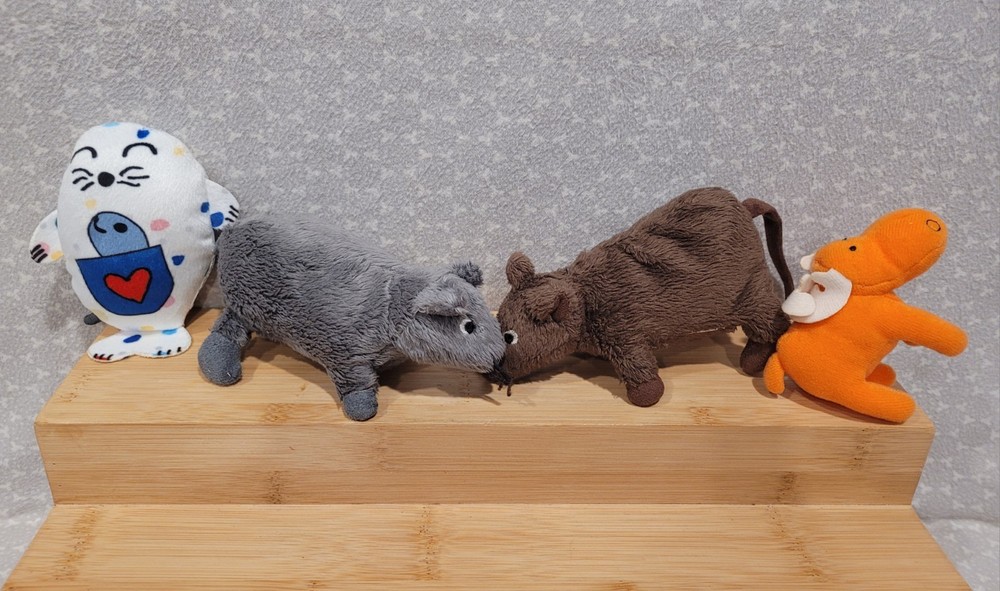 IKEA Mouse Rat Gosig Mus Seal Sagoskatt Orange Moose Mini Plush Toy Lot