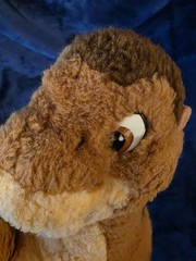 VINTAGE 1988 Land Before Time Gund Little Foot Dinosaur Plush Toy Stuffed