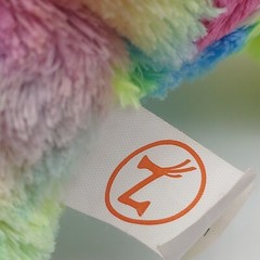 MVP Brand “Z logo” Tie Dye Teddy Bear Glitter Eyes 7″ Stuffed Plush Bear 2016