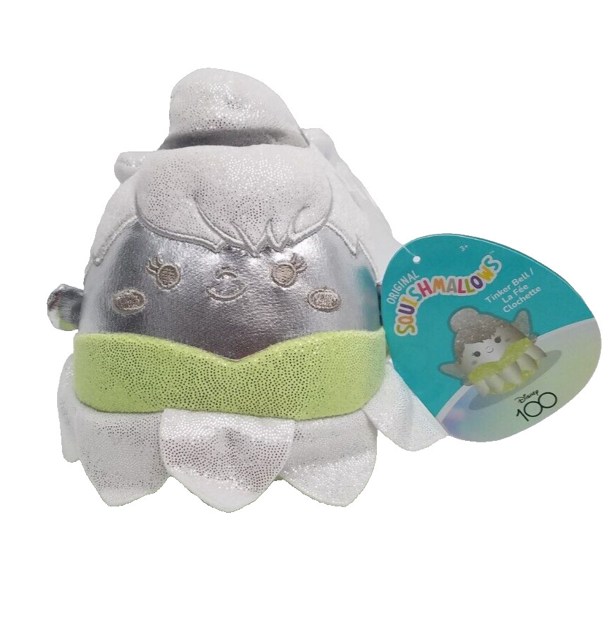 Disney Tinker Bell Plush Fairy with Wings 5″inch Squishmallow NWT