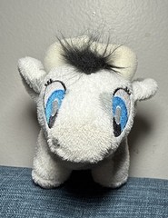 Neopets Spotted Kau Plush Black White Grey 6″ 2008 Limited Edition Cow