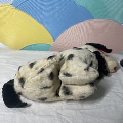 Vintage 1950 Plush Dalmatian made by “Columbia Toy Products” Soft Fur Cotton Ear