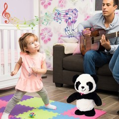 Easfan Talking Panda Repeats What You Say Electric Walking Singing Stuffed Anima