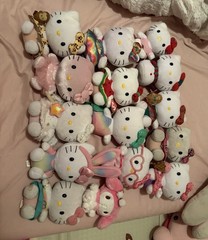 Hello Kitty Stuffed Animal Plush Lot Of 1 Each 6-inch Dolls