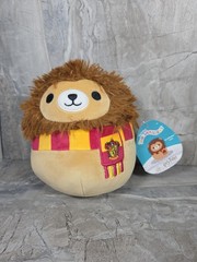NWT-Squishmallow Kellytoy Plush Wizarding World Harry Potter Gryffindor Lion 8″