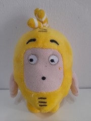 Pre-owned Oddbods Bubbles Yellow Plush Toy 6″ Excellent Condition one Animation