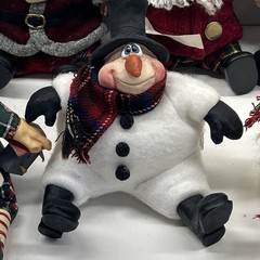 Lot Of 7 Russ Berrie Santa Kathleen Kelly Critter Plush Christmas Shelf Sitters