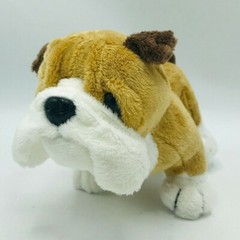 Ganz Webkinz Bulldog Brown White HM126 Toy 9in Plush Stuffed Animal Plushie