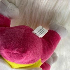 Plush Appeal Plush Stuffed Animal Toy Pink Yellow Bumblebee 9 in Tall