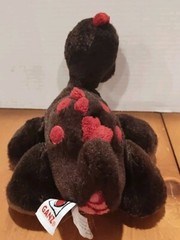 Ganz Cocoa Dinosaur Webkinz Plush 7″ Stuffed Animal Brown Red