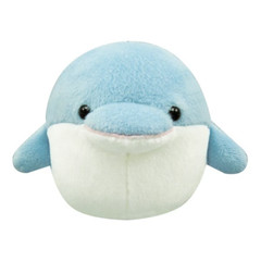 Little Marine Squishy Beanbag Plush Toy, Dolphin [Character Goods] Height 8cm