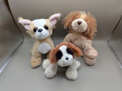 Webkinz Cocker Spaniel, Chihuahua & Lil’ Kinz St Bernard Lot 3 No Codes