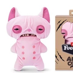 New Fuggler Alley Cats Wrinkle McStinkles Plush Sphinx 9″ Plush Toy Pink Zuru