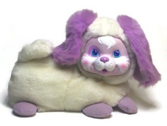 Kenner 1994 Puppy Check Up Kitty Check Up Purple & White Vintage Plush