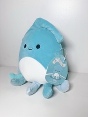 KellyToy Original Squishmallows Sky the Teal Squid 8 Inch 20 CM BNWT