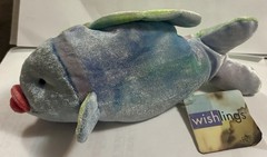 Rare Vintage Russ Berrie PUCKERS #6852 Bean Bag Plush Pucker Fish New With Tag