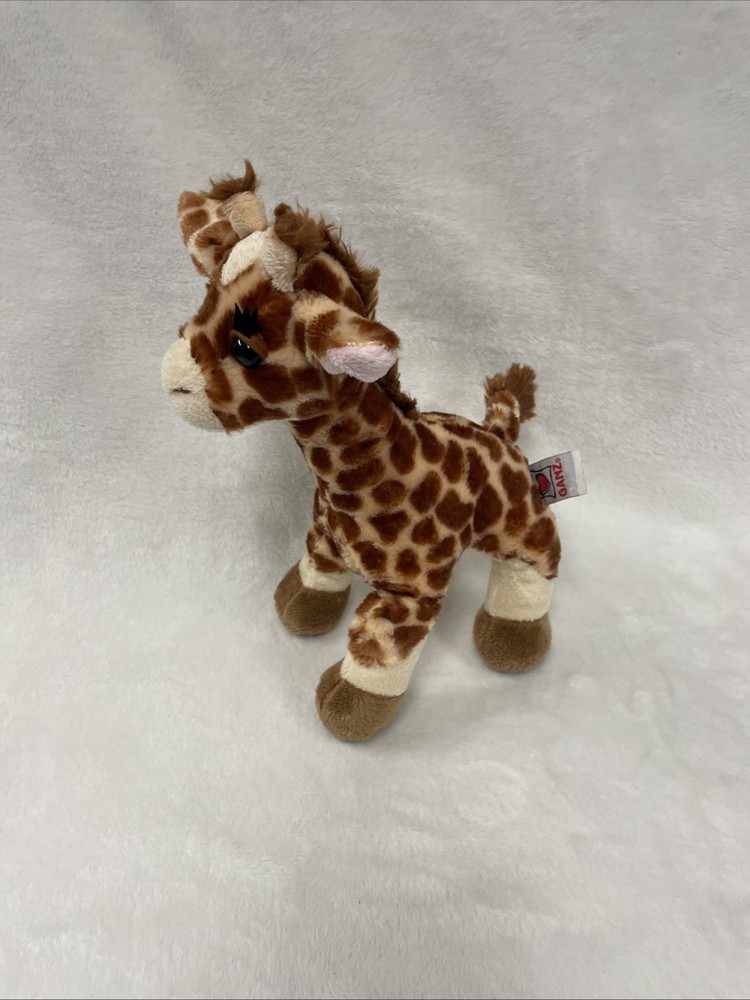 Ganz Webkinz Giraffe Plush Retired Stuffed Beanbag Animal HM403 No Code EUC