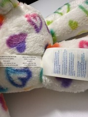 #18D Build a Bear Rainbow Hearts Teddy Plush 16″ Stuffed Toy Lovey