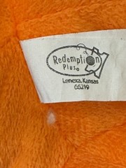 Redemption Plus Orange Sitting Frog Plush 12 Inch Stuffed Toy Frog