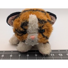 Tyco Kitty Kitty Kittens Jungle Tiger Plush Rattle Collar Stuffed Animal Toy