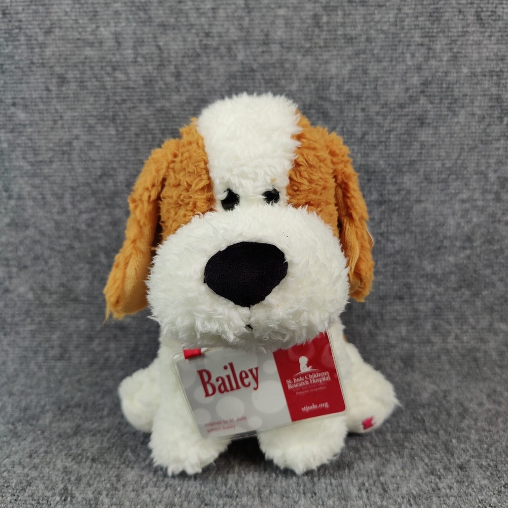 Gund Puppy Dog Plush Bailey Lab St. Judes Brown White Floppy Special Edition