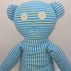 Alimrose Designs Australia 19″ Striped Bear Plush Decor