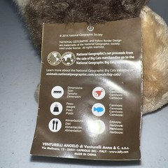 National Geographic Stuffed Animal Plush Lion Lelly Kids Realistic 8” Big Cat