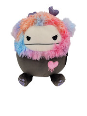 NWT Frumpy The EMO Valentine Black Bigfoot 8″ Squishmallows Plush – Glitter Foot