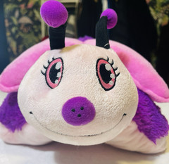 Pillow Pets 18″ Fluttery Butterfly Plush Toy Stuffed Animal Pink Purple 2010 EC