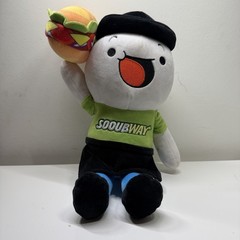 The Odd 1s Out Sooubway James Plush 8″ Sandwich Uniform Cartoon YouTuber UCC