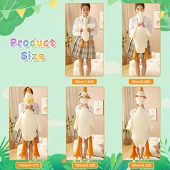 CottonStar Goose Stuffed Animal 20 Inch Cute Duck Plush Toy, 20 inches, White