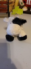 Ganz Webkinz Lil’ Kinz Black & White Cow Plush Stuffed Animal – No Code – HM003