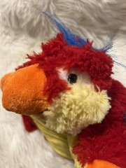 Tropical Parrot Pillow Pet Red Bird 11″ Multi-Color Plush Stuffed Animal Toy